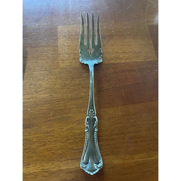 Vintage Silver spoon pie fork Hickory Community Flower Wm Rogers Rocksford - Picture 6 of 9